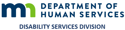 Minnesota Department of Human Services, Disability Services Division