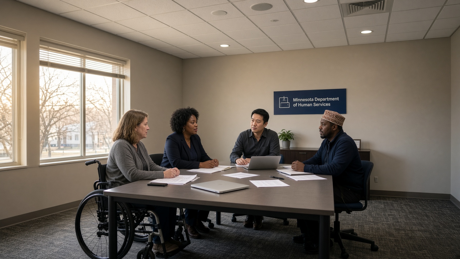 A working table — hiring is a process with skills.